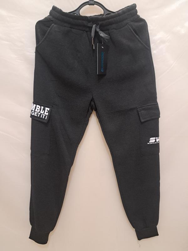Штаны спорт Giang (M-3XL) 6722 grey (зима)