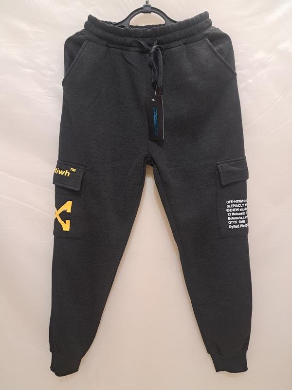 Штаны спорт Giang (M-3XL) 6723 grey (зима)