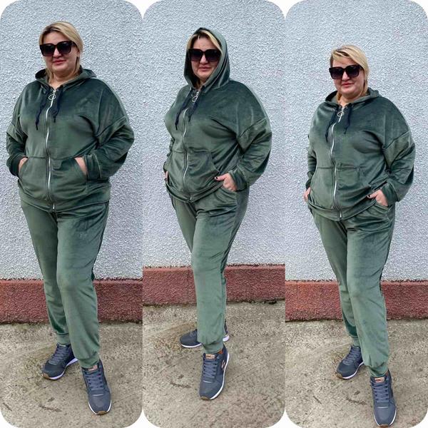 Костюм спорт BAT (54-60) 4118 d.green (деми)