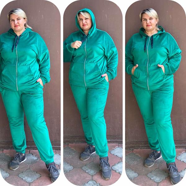 Костюм спорт BAT (54-60) 4118 green (деми)