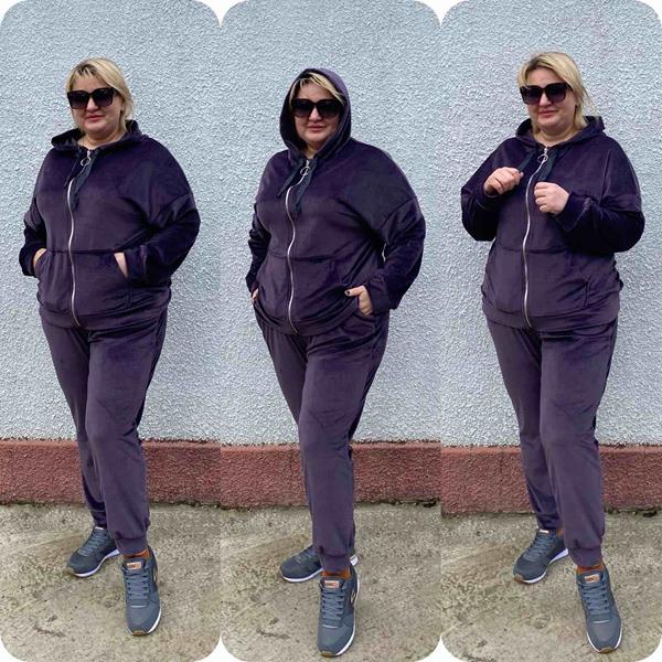 Костюм спорт BAT (54-60) 4118 purple (деми)