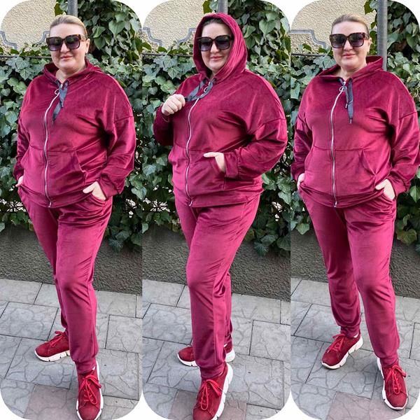 Костюм спорт BAT (54-60) 4118 wine (деми)