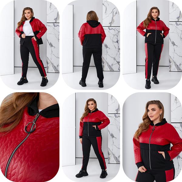 Костюм спорт BAT (50-60) 99 red (деми)