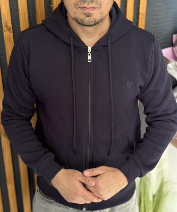 Кофта спорт Nik (M-2XL) 55299 navy (зима)