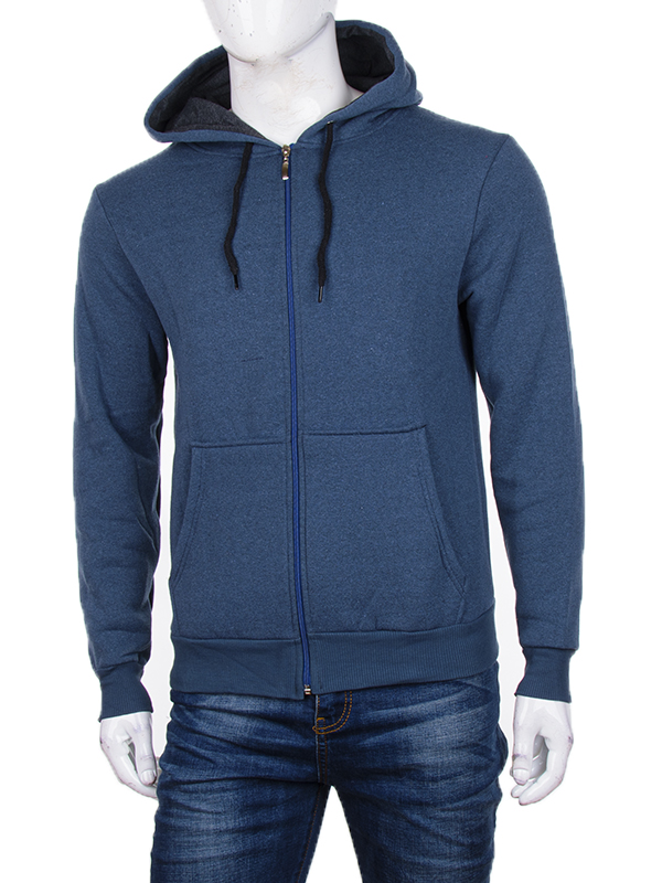 Кофта спорт Naser (S-2XL) A1204 blue (зима)