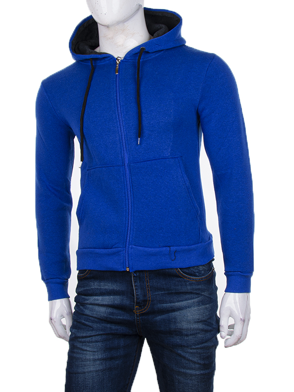 Кофта спорт Naser (S-2XL) A1206 blue (зима)