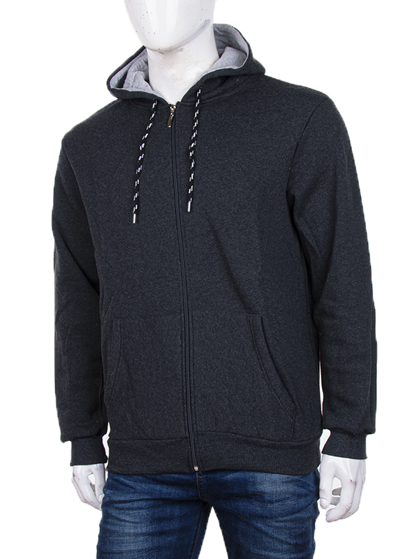 Кофта спорт Naser (S-2XL) A1207 d.grey (зима)