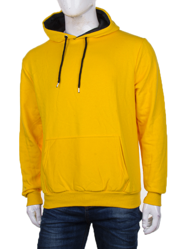 Кофта спорт Naser (S-2XL) A1208 l.yellow (зима)
