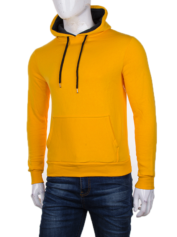 Кофта спорт Naser (S-2XL) A1209 yellow (зима)
