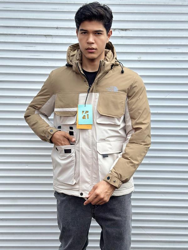 Куртка Rassul (L-4XL) 4361 beige-white (зима)