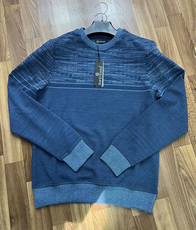 Свитер Vip Stendo (M-2XL) 243508-1 blue (деми)
