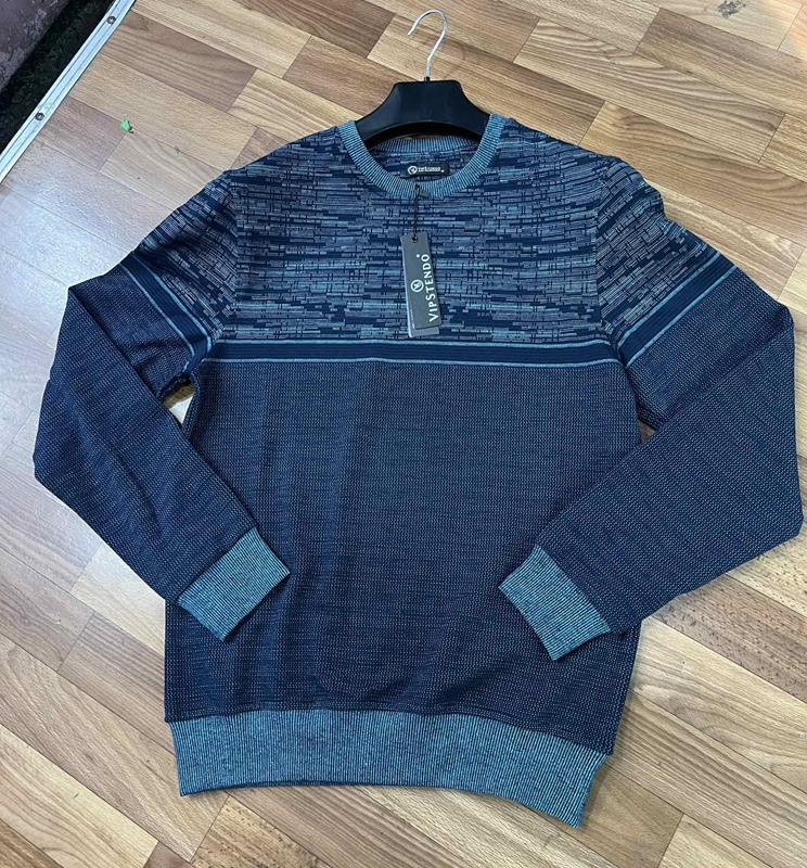Свитер Vip Stendo (M-2XL) 243508-2 blue (деми)
