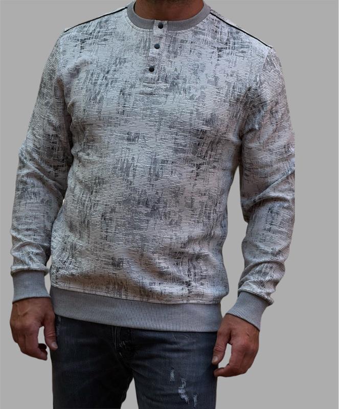 Свитер Vip Stendo (M-2XL) 243519-1 grey (деми)