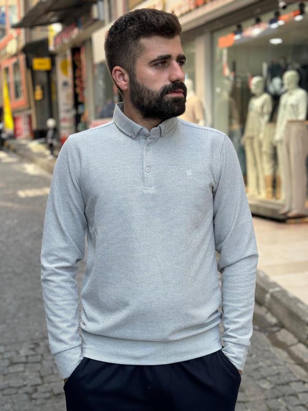 Свитер Vip Stendo (M-2XL) 71065 grey (деми)