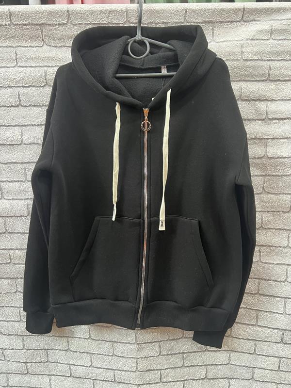 Кофта спорт Valentina (42-52) 15 black (зима)