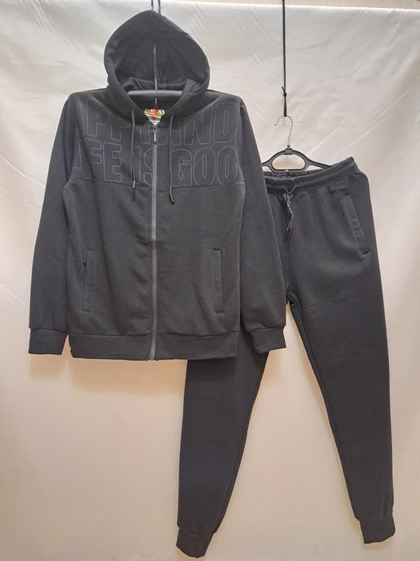 Костюм спорт Giang (M-3XL) A6605 black (зима)