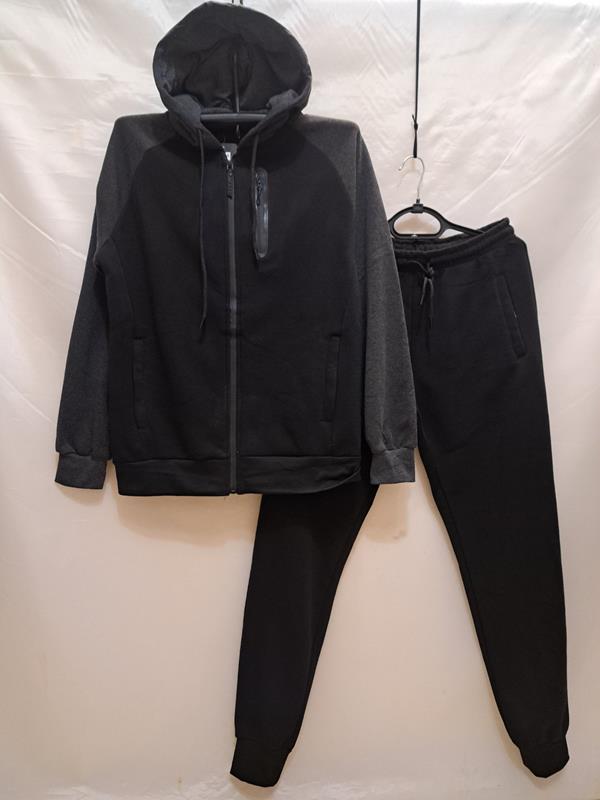 Костюм спорт Giang (M-3XL) A6608 black (зима)