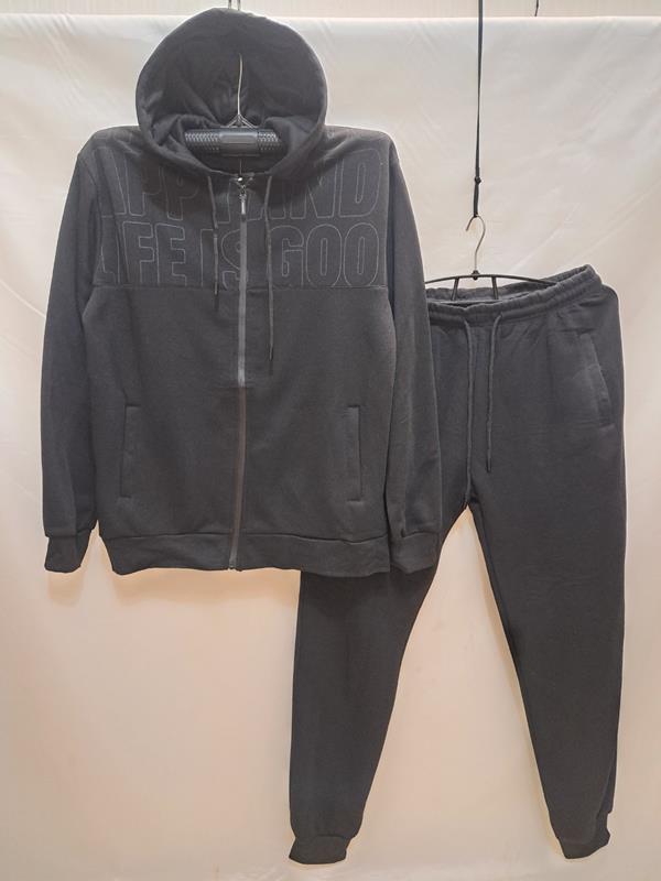Костюм спорт Giang (3XL-7XL) B6605 black (зима)