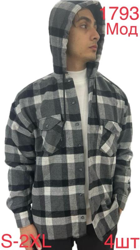 Рубашка Надийка (S-XL) 1793 d.grey (деми)