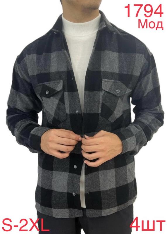 Рубашка Надийка (S-XL) 1794 d.grey (деми)