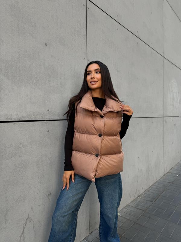 Жилетка Trend (M-L) 049 beige (деми)
