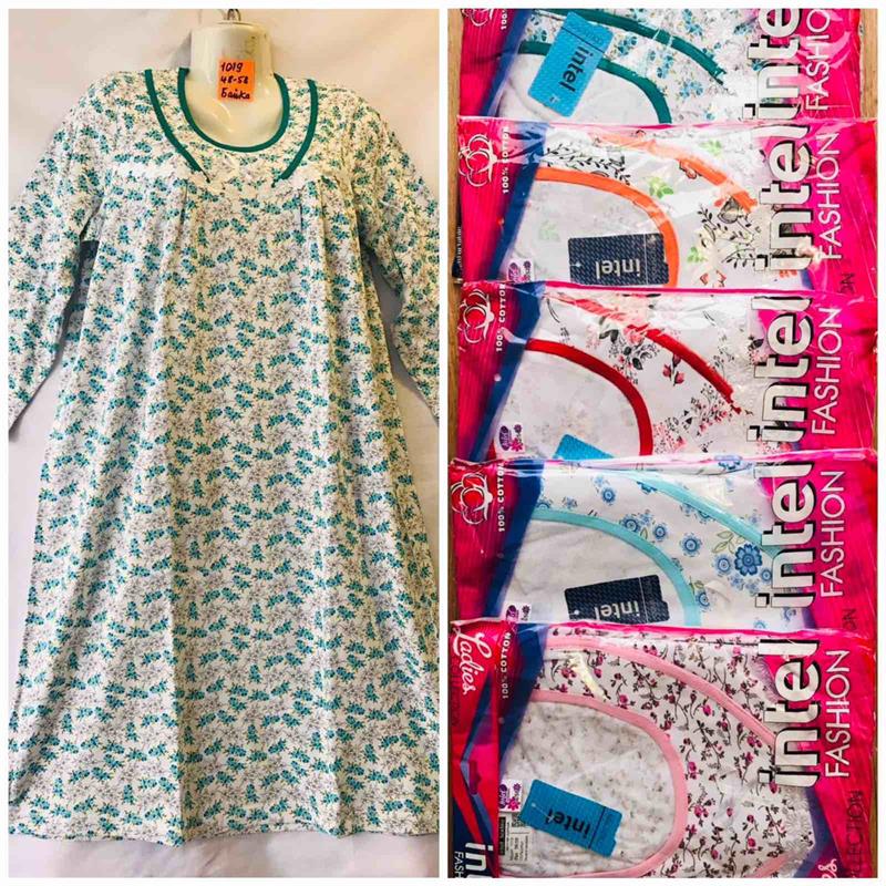 Ночнушка HomeWear (48-58) 1019 mix (зима)