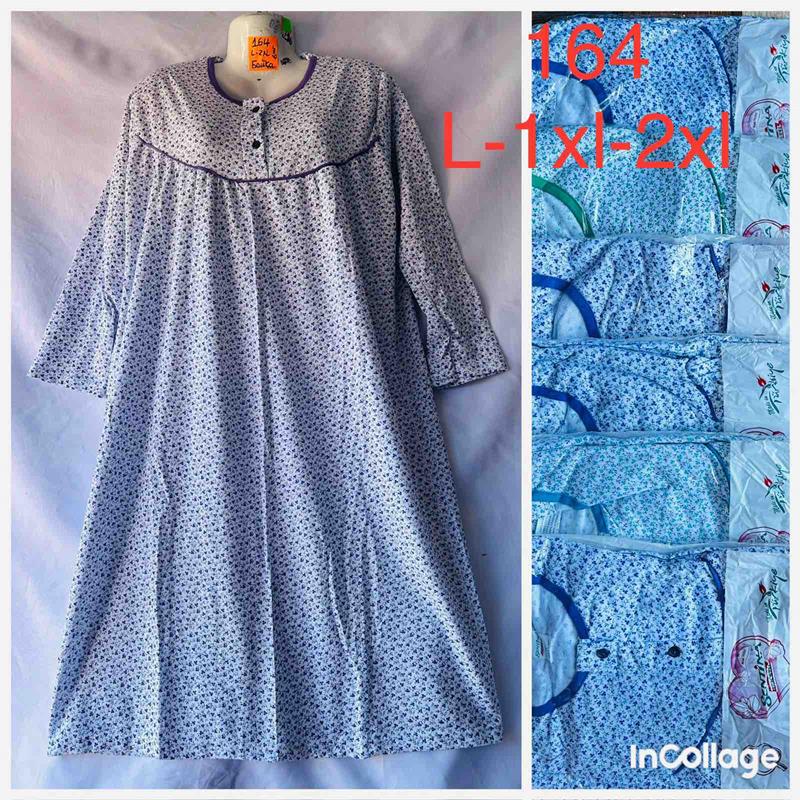 Ночнушка HomeWear (L-2XL) 164 mix (зима)