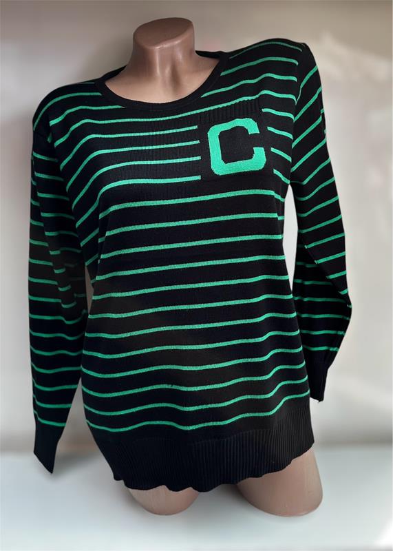 Свитер LeVisha (48-52) 24032 black-green (деми)