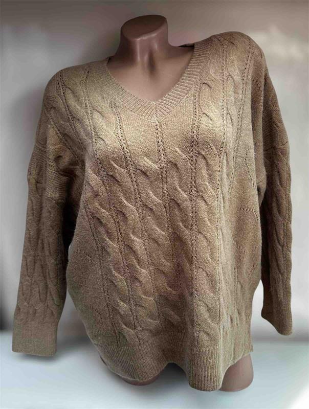 Свитер LeVisha (48-52) 24074 d.beige (деми)