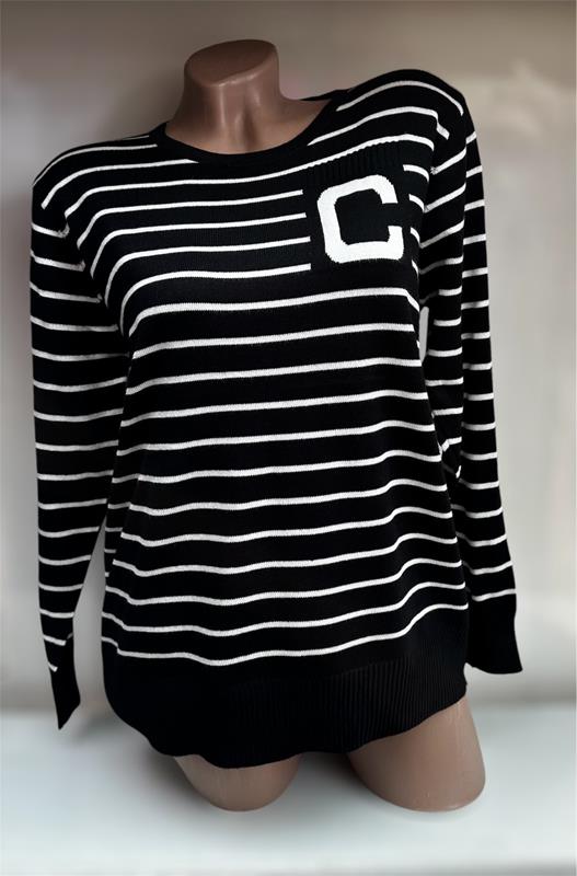 Свитер Novetly Store (46-52) 24032 black-white (деми)