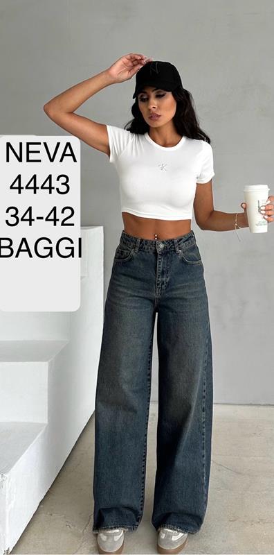 Джинсы Ruxa (34-42) 4443 navy (деми)