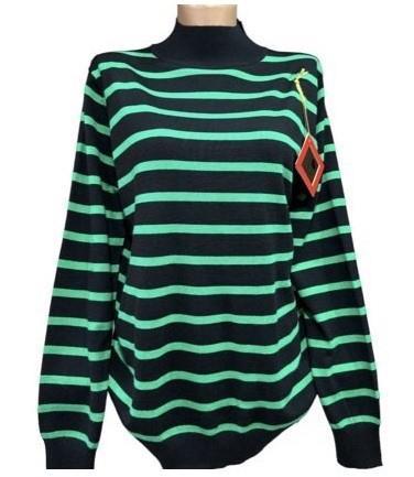 Свитер G.L.S.A (46-50) 24002 black-green (деми)