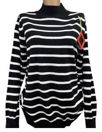 Свитер G.L.S.A (46-50) 24002 black-white (деми)