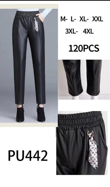 Штаны Sport style (M-4XL) 442 black (зима)