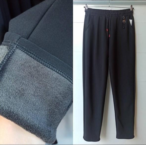 Штаны Sport style (8XL-10XL) 7969 black (зима)
