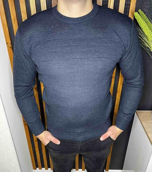 Свитер Nik (L-3XL) 55326 navy (деми)