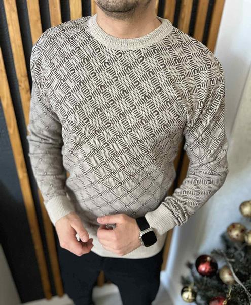 Свитер Nik (L-3XL) 55333 grey (деми)