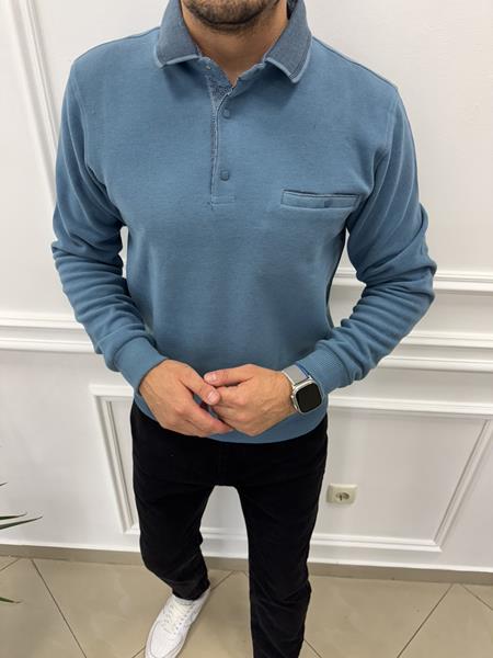 Свитер Nik (M-2XL) 55361 l.blue (деми)