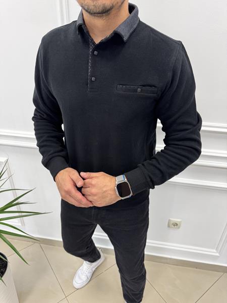 Свитер Nik (M-2XL) 55364 black (деми)