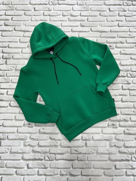 Худи Yulichka (M-3XL) 7777-1 green (зима)