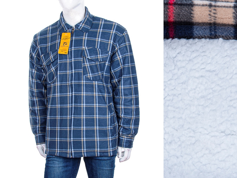 Рубашка Logaster (XL-5XL) 81007 blue (зима)