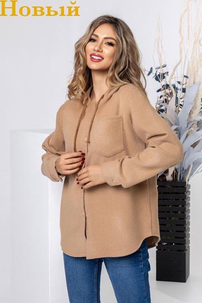 Рубашка HJJ Story (42-48) HJJ28 beige (деми)