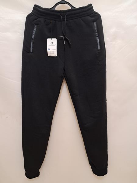 Штаны спорт Giang (4XL-7XL) 2094-2 black (зима)