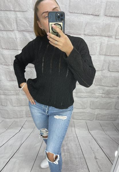 Свитер Karon (42-46) 8295 black (деми)