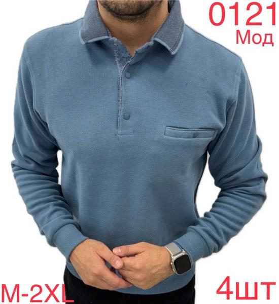 Свитер Надийка (M-2XL) 0121 blue (деми)