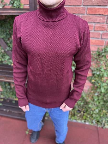 Свитер Nik (L-3XL) 55432 wine (зима)