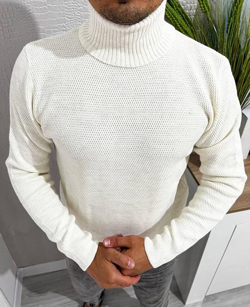 Свитер Nik (L-3XL) 55438 white (зима)