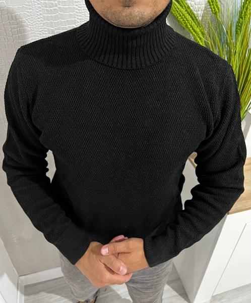 Свитер Nik (L-3XL) 55439 black (зима)
