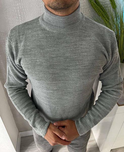 Свитер Nik (L-3XL) 55441 grey (зима)