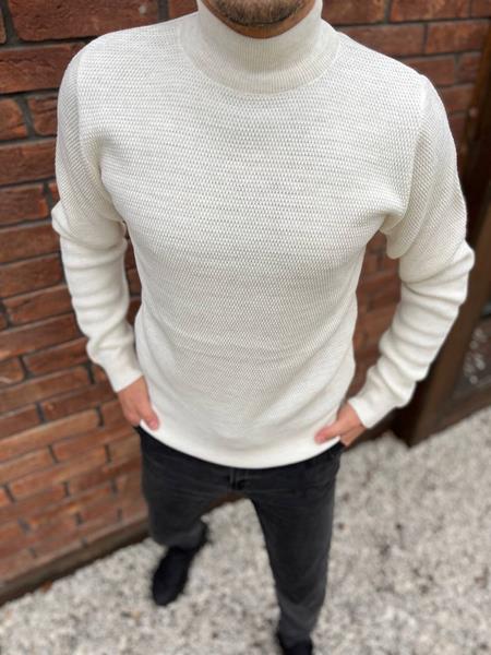 Свитер Nik (L-3XL) 55444 white (зима)